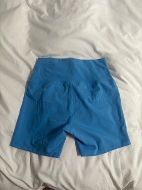 Target Women's Bright Blue High-Rise Athletic Shorts
